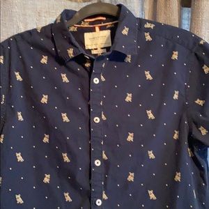 Slim fit button down